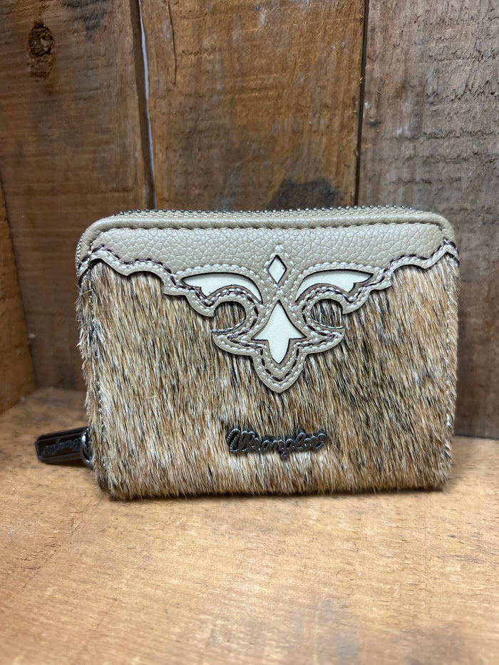Wrangler Cowhide Coin Purse - Khaki (WG322-W088KH)