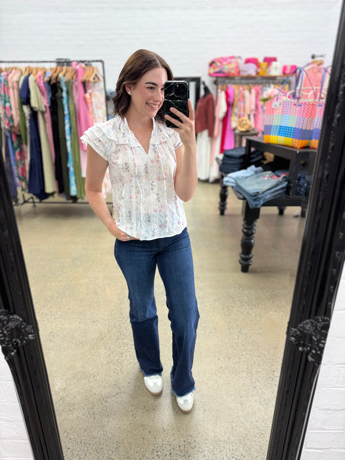 Scottie Top - Dainty Floral