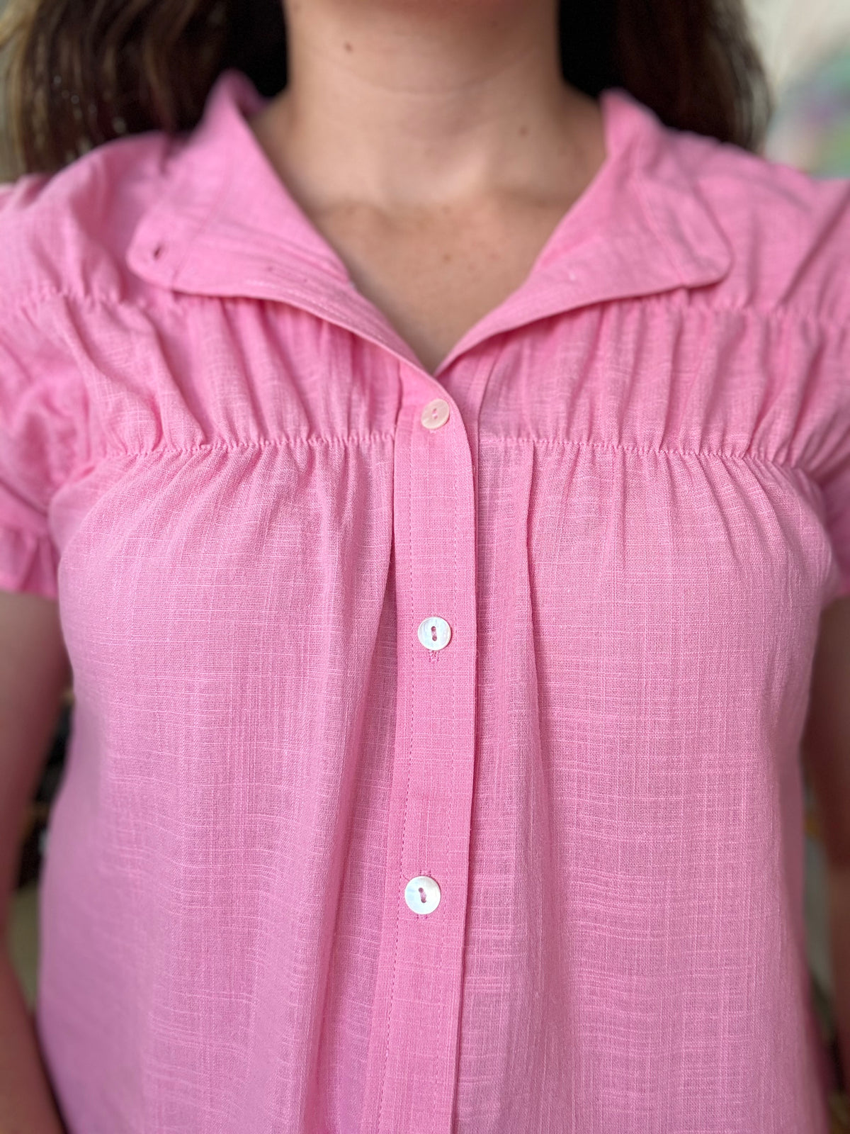 Colette Top - Baby Pink