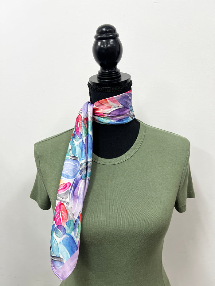 Western Wild Rag - Floral (Purple)