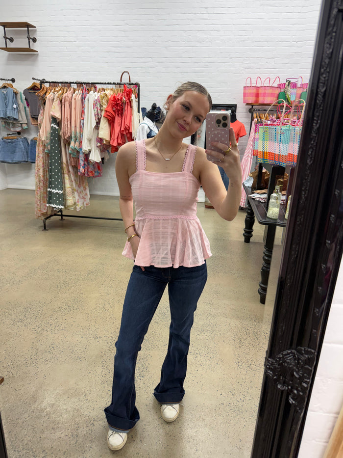 Sally Top - Blush Pink