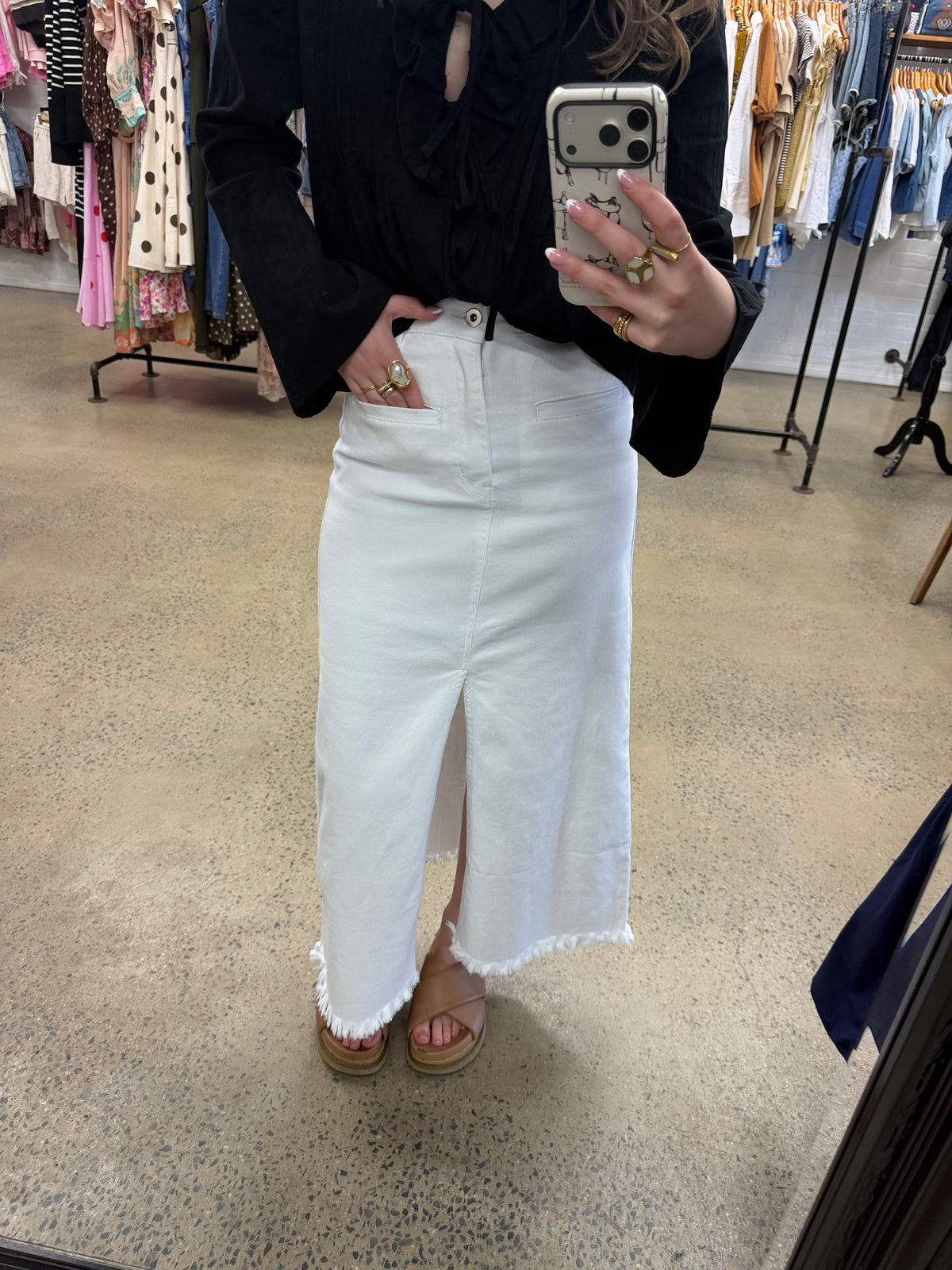 Lizzy Skirt - White