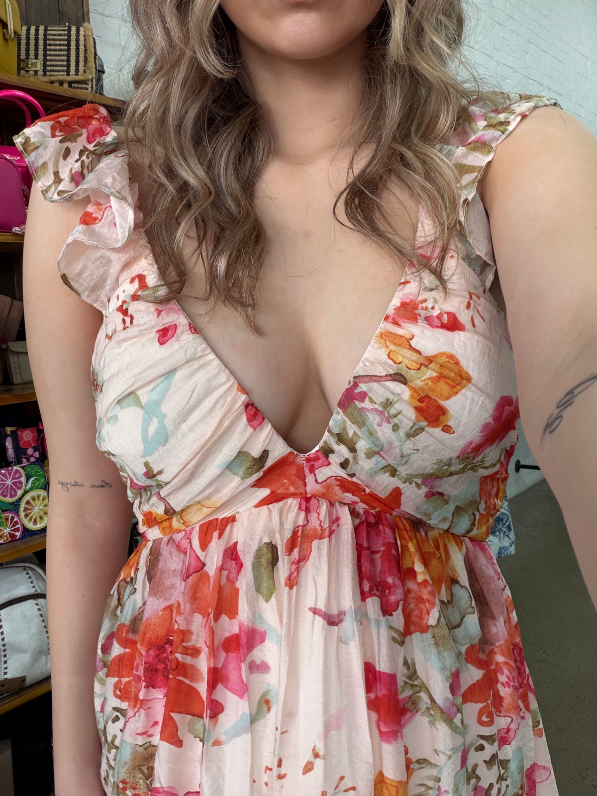 Aurora Maxi Dress - Blush Floral