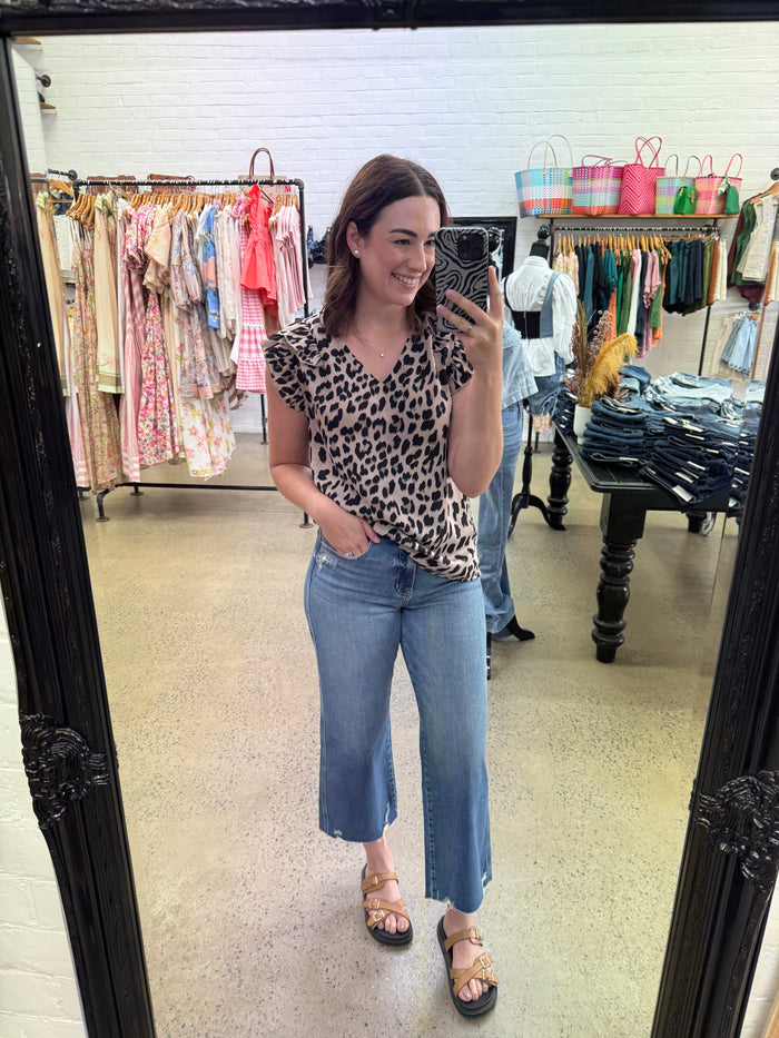 Rori Shirt - Leopard Print