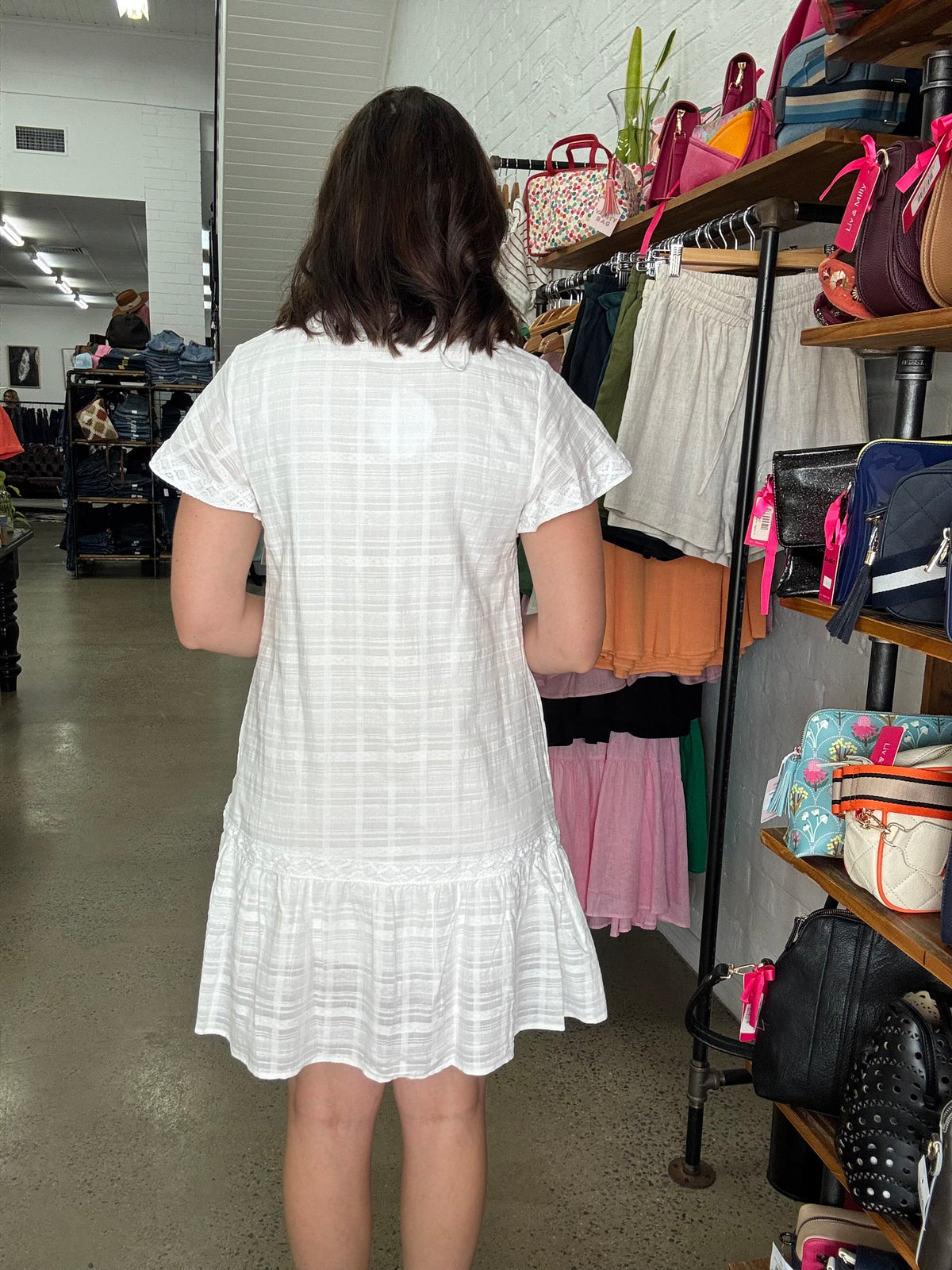 Everly Dress - White