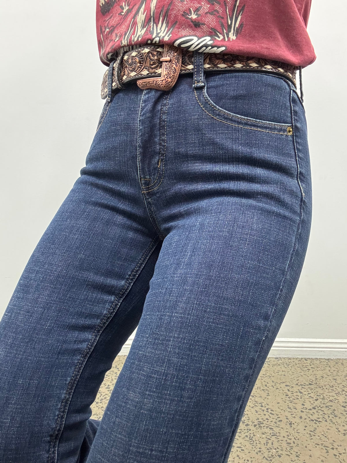 Rock & Roll Cowgirl Jeans - BW5HD09761 - Welt Pocket High Rise Trouser