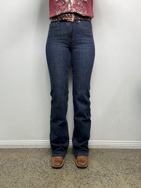 Rock & Roll Cowgirl Jeans - BW4HD09748 - Stitched Welt Pocket High Rise Bootcut