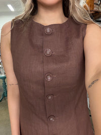 Arli Mini Dress - Chocolate