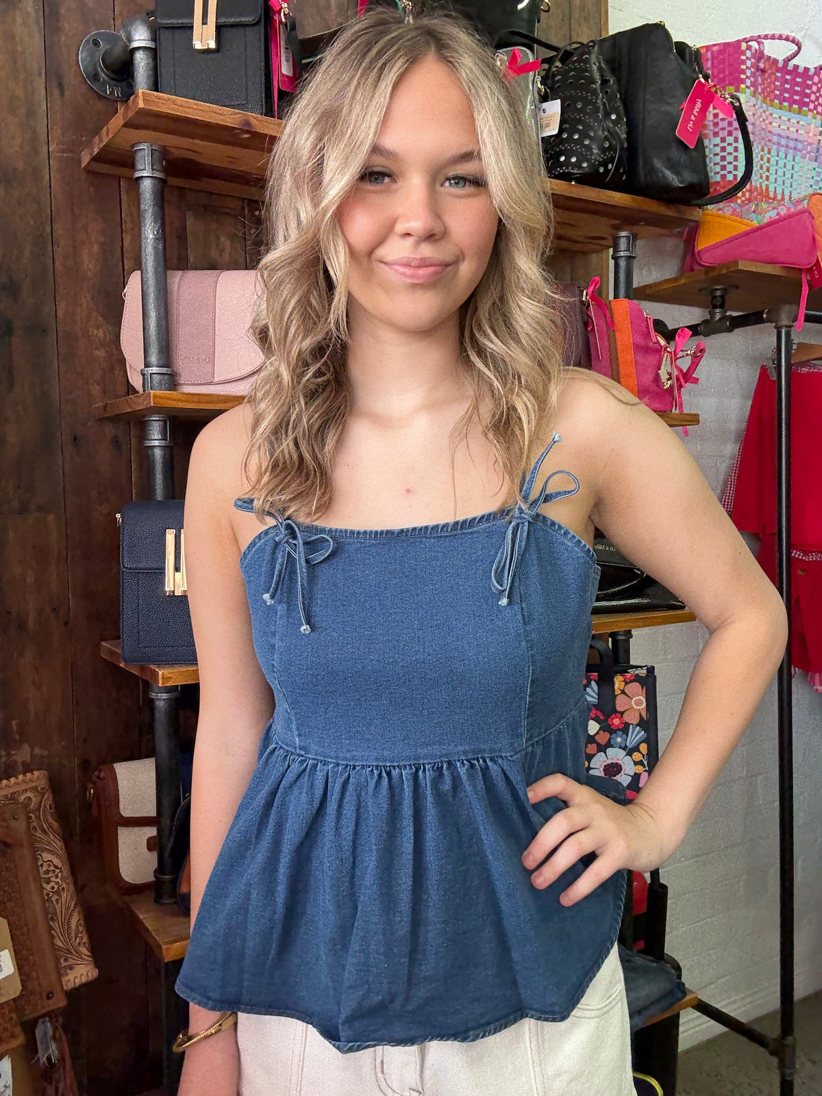 Millie Top - Dark Denim