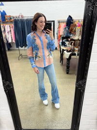 Mabel Top - Willow Blue
