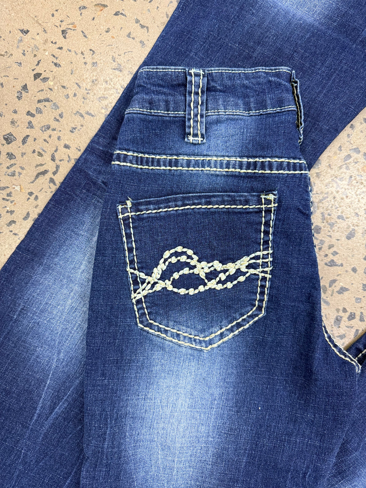 Cowgirl Tuff Jeans - Tan Edgy Flex