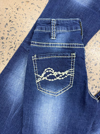 Cowgirl Tuff Jeans - Tan Edgy Flex