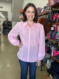 Peony Top - Light Pink