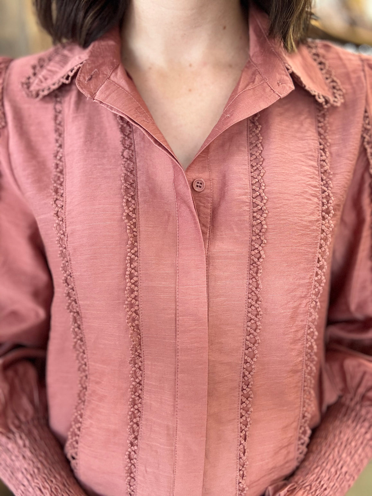 Edith Top - Dusty Pink