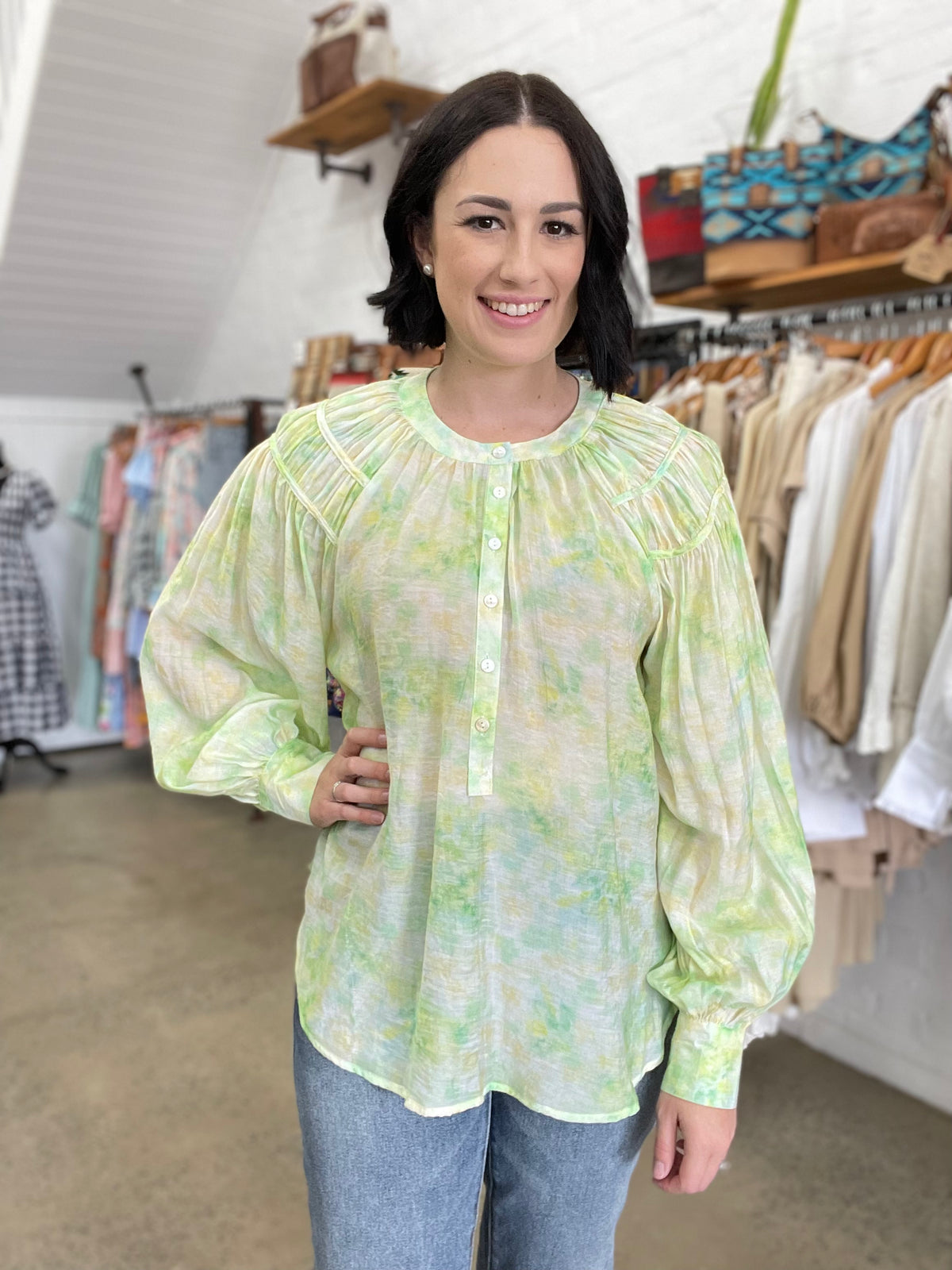 Alora Top - Green