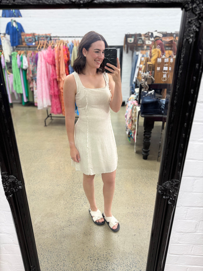 Dahlia Dress - Sand