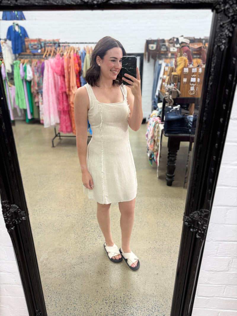 Dahlia Dress - Sand