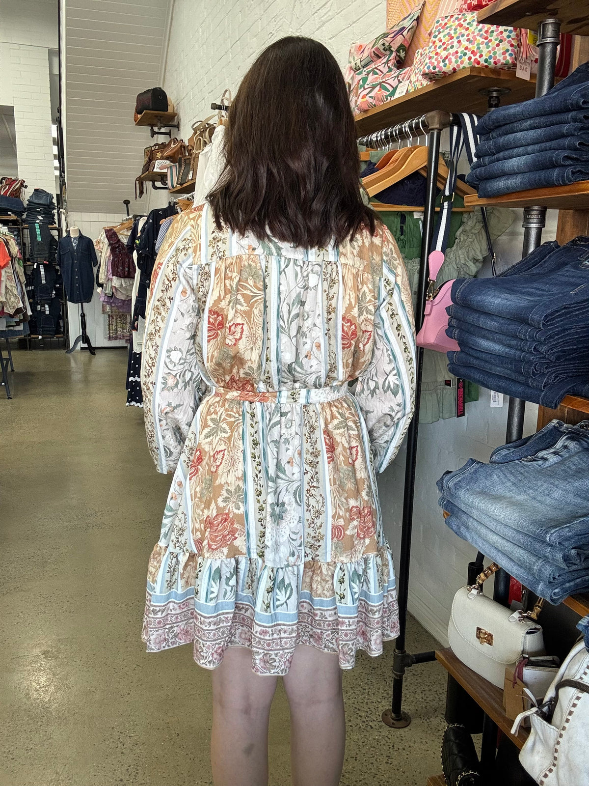 Bloom Mini Dress - Vintage Floral