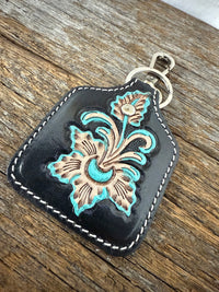 Leather Key Ring - Stormi