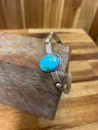Yellowhorse Cuff - Silver Turquoise