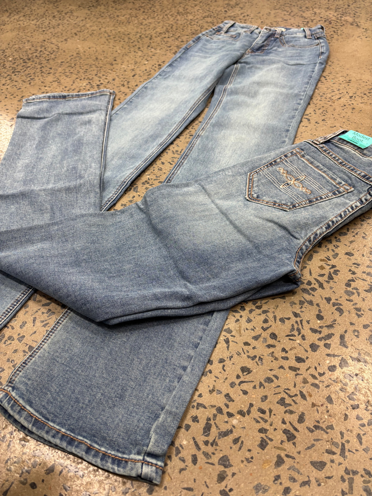 Rock & Roll Cowgirl Jeans - BW1HD09747 - Layered Boot Stitch High Rise Bootcut