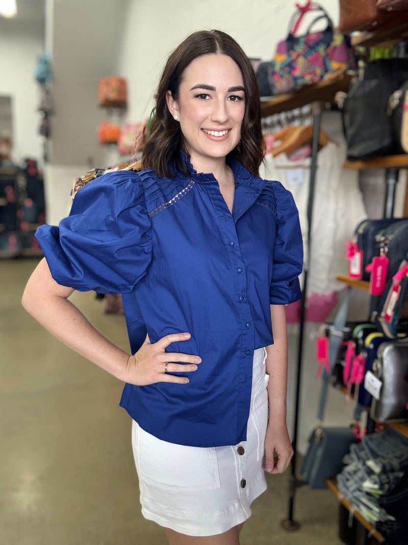 Steph Top - Navy