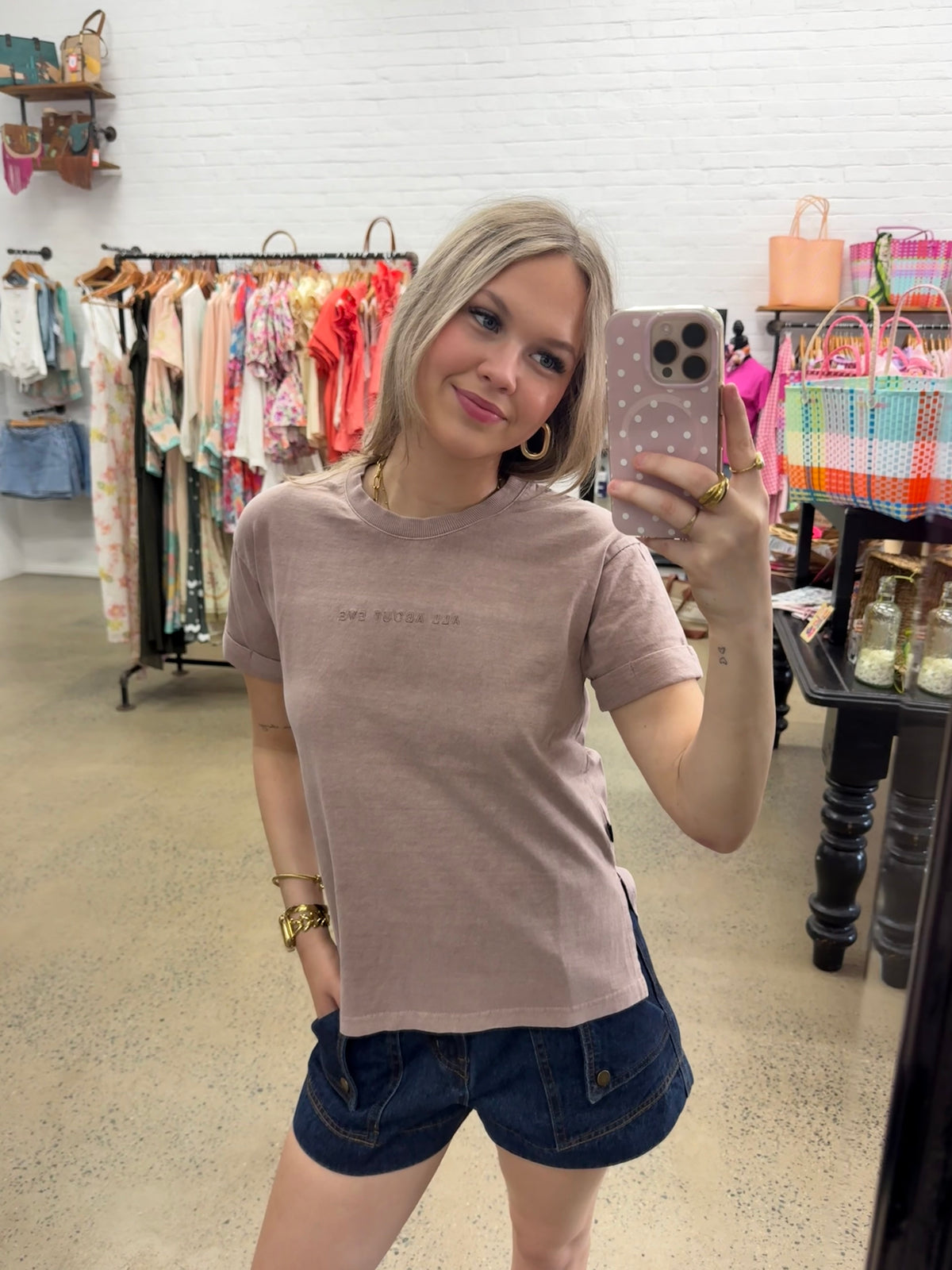 AAE Washed Tee - Fawn