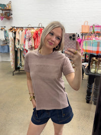 AAE Washed Tee - Fawn