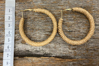 Earrings - Rattan Hoop Earrings