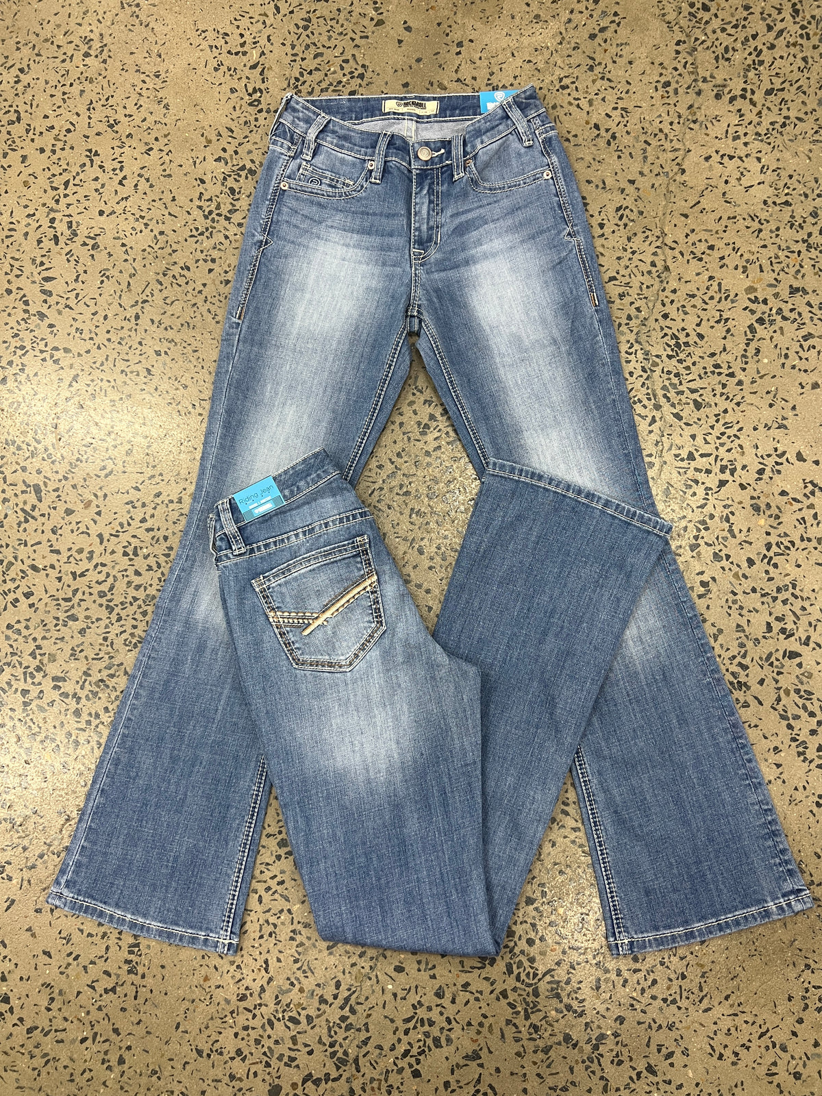 Rock & Roll Cowgirl Jeans - BW4RD04047 - Mid Rise Riding Fit