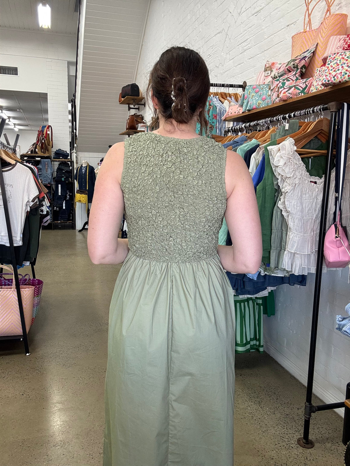 Sally Maxi Dress - Sage