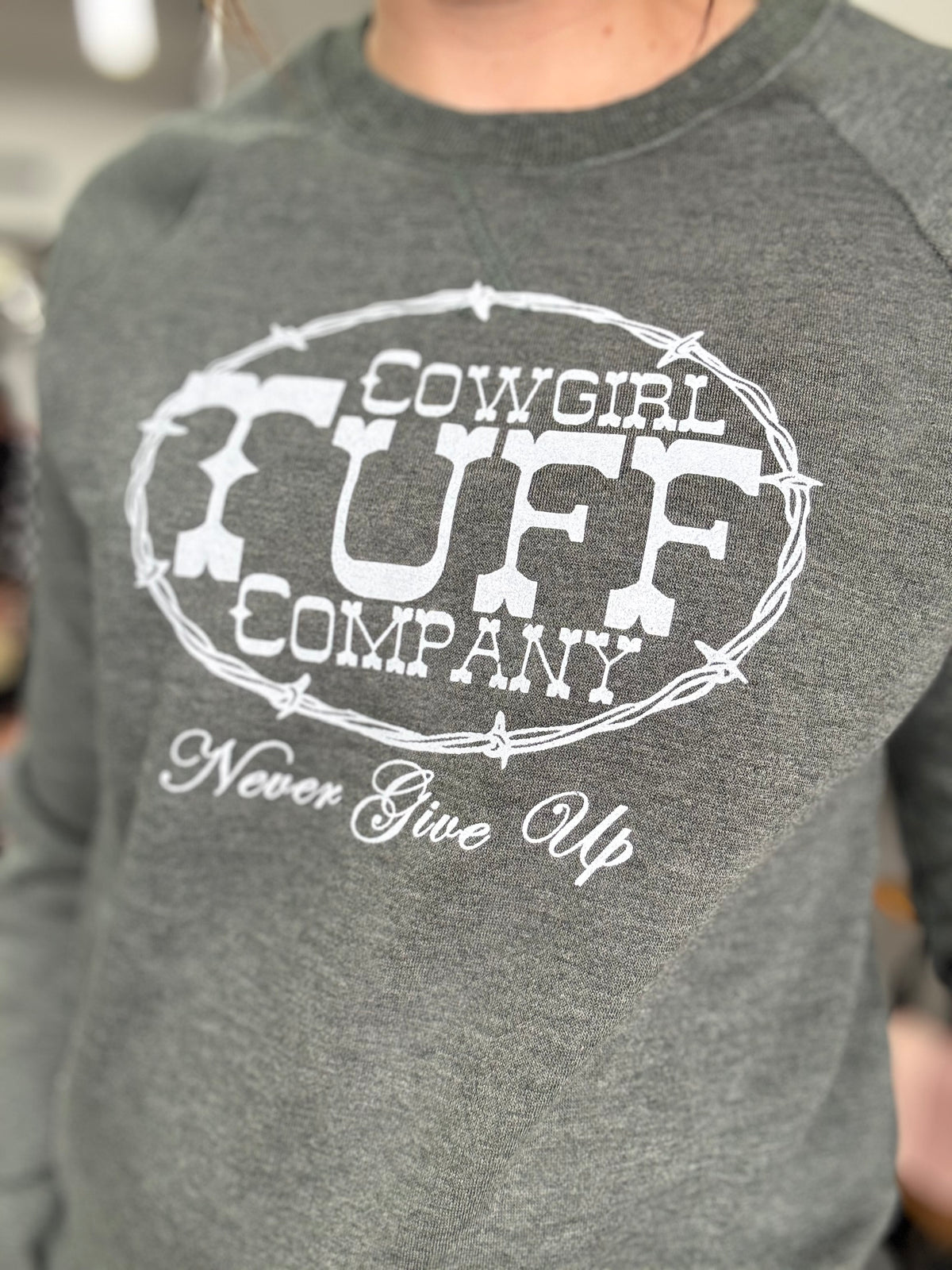 Cowgirl Tuff Logo Pullover