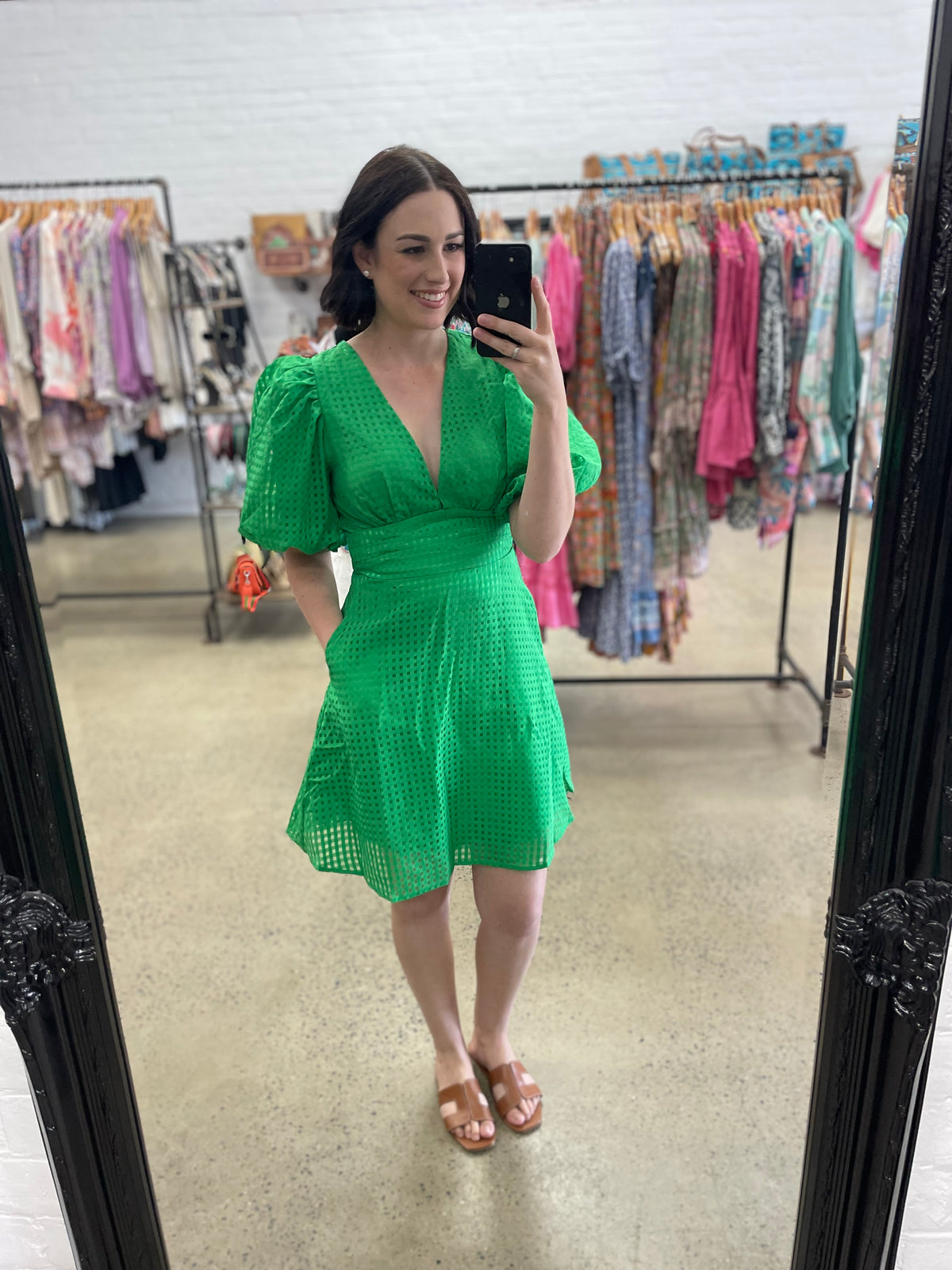 Julia Dress - Green