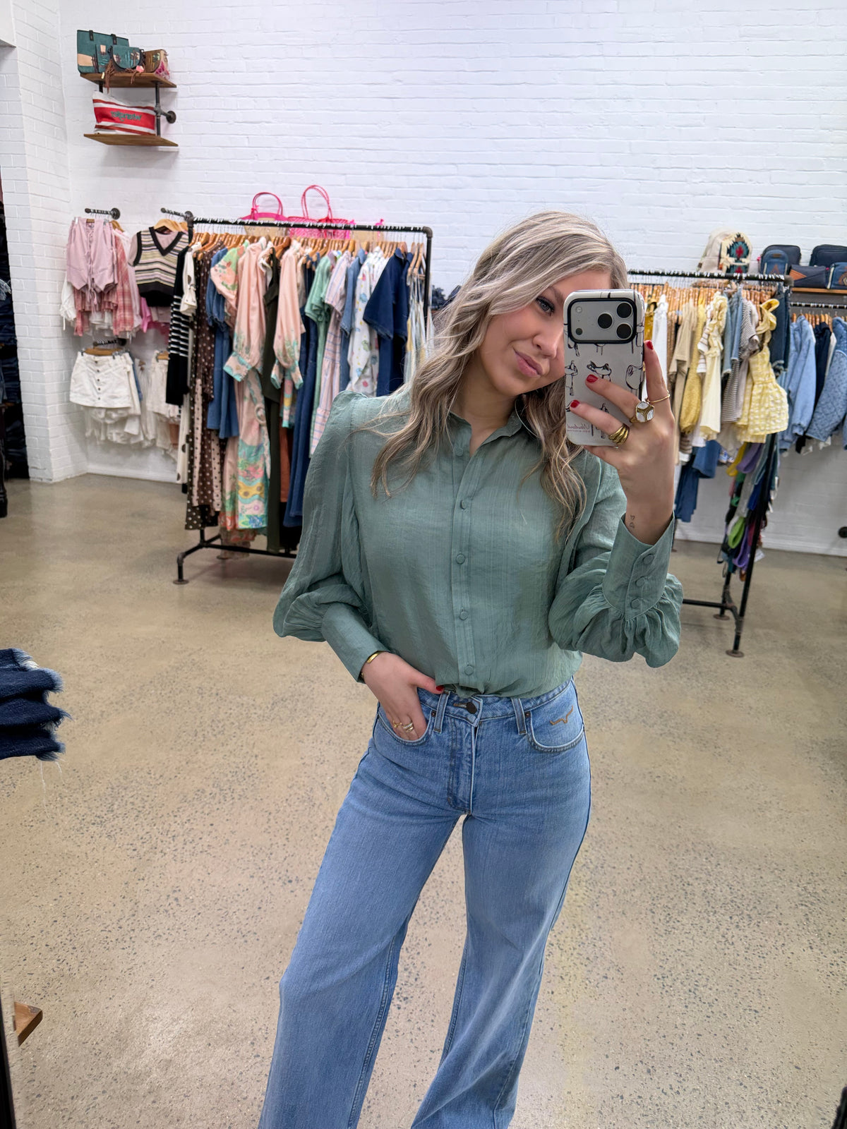 June Top - Sage