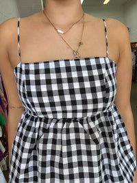 Raleigh Top - Black Gingham
