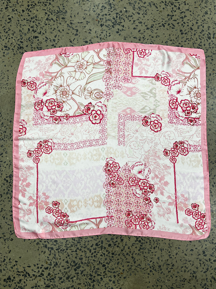 Western Wild Rag - Floral (Pink Multi)