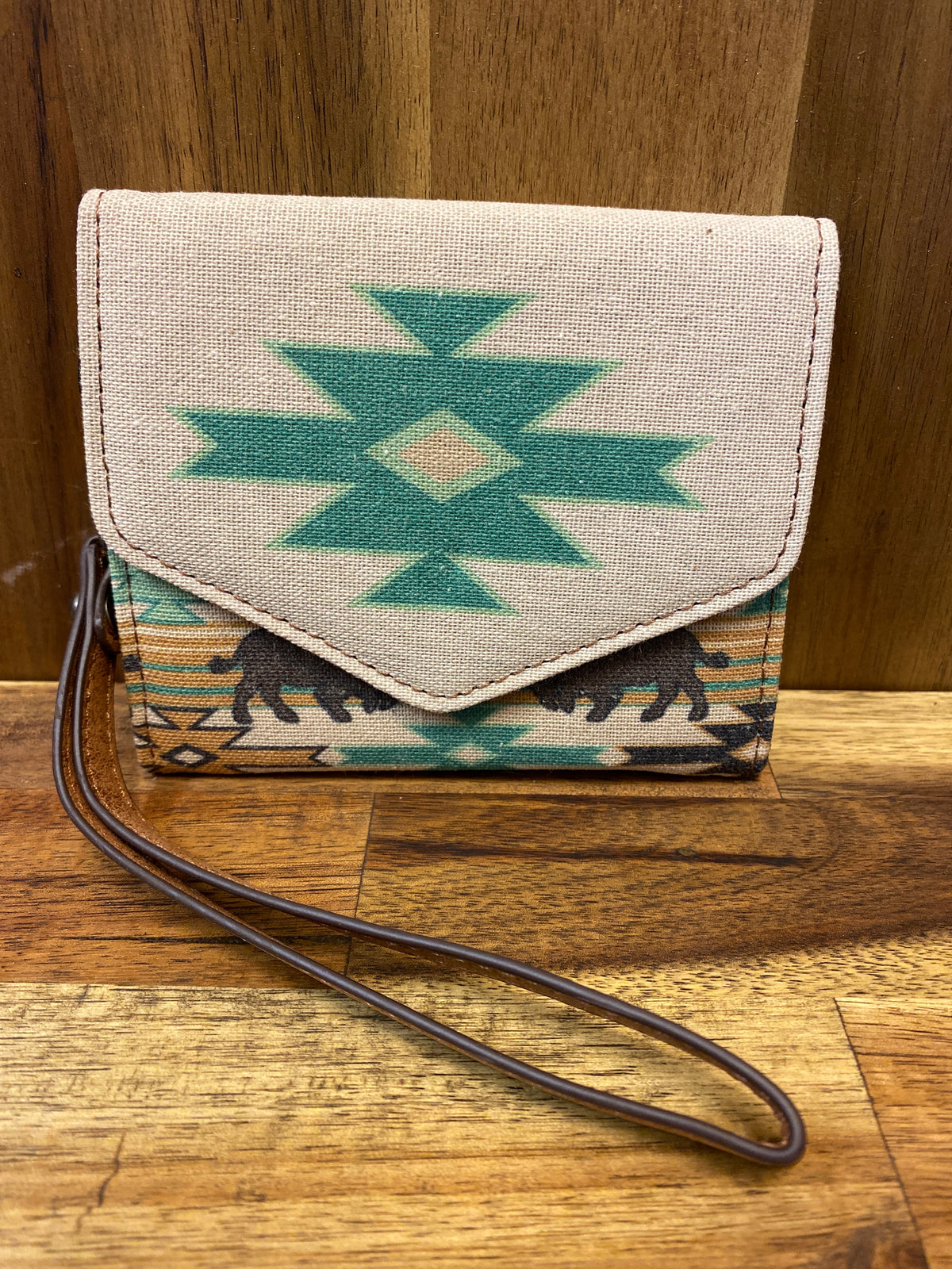 Red Dirt Hat Co Mini Wallet - Aztec Bison