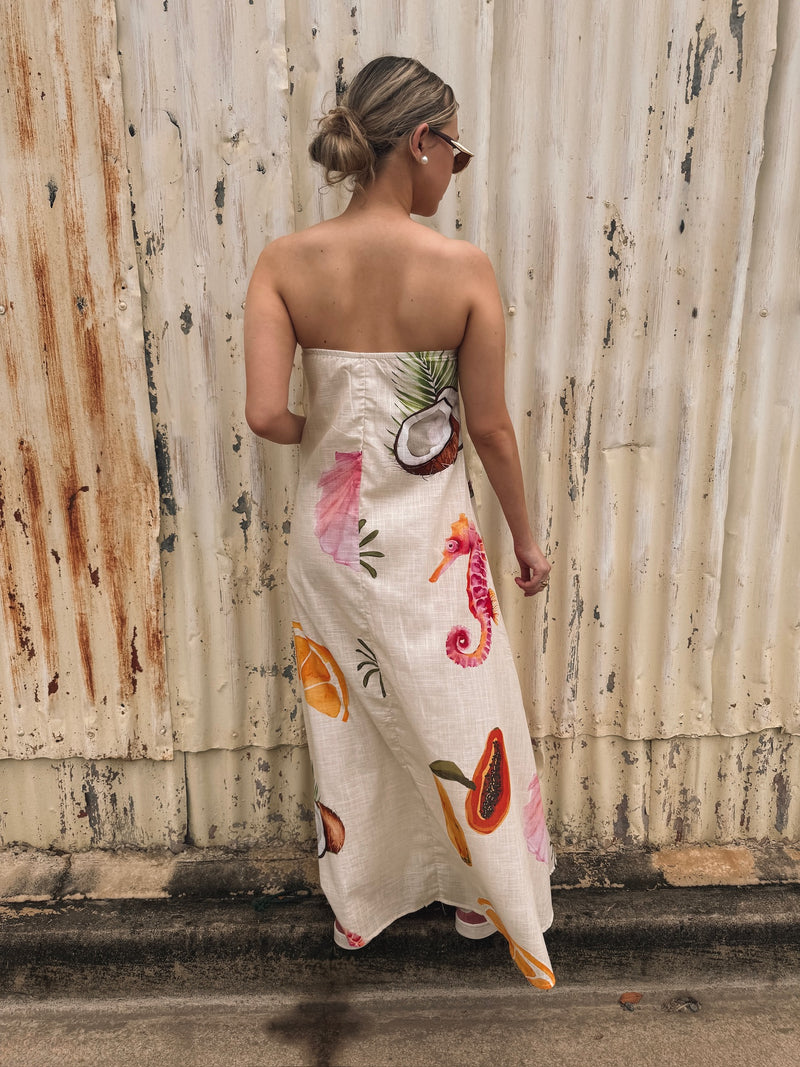 Wild Ones Maxi Dress - Mermaid Island Print