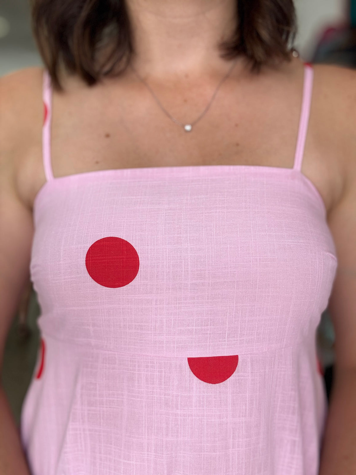 Florence Maxi - Pink & Red