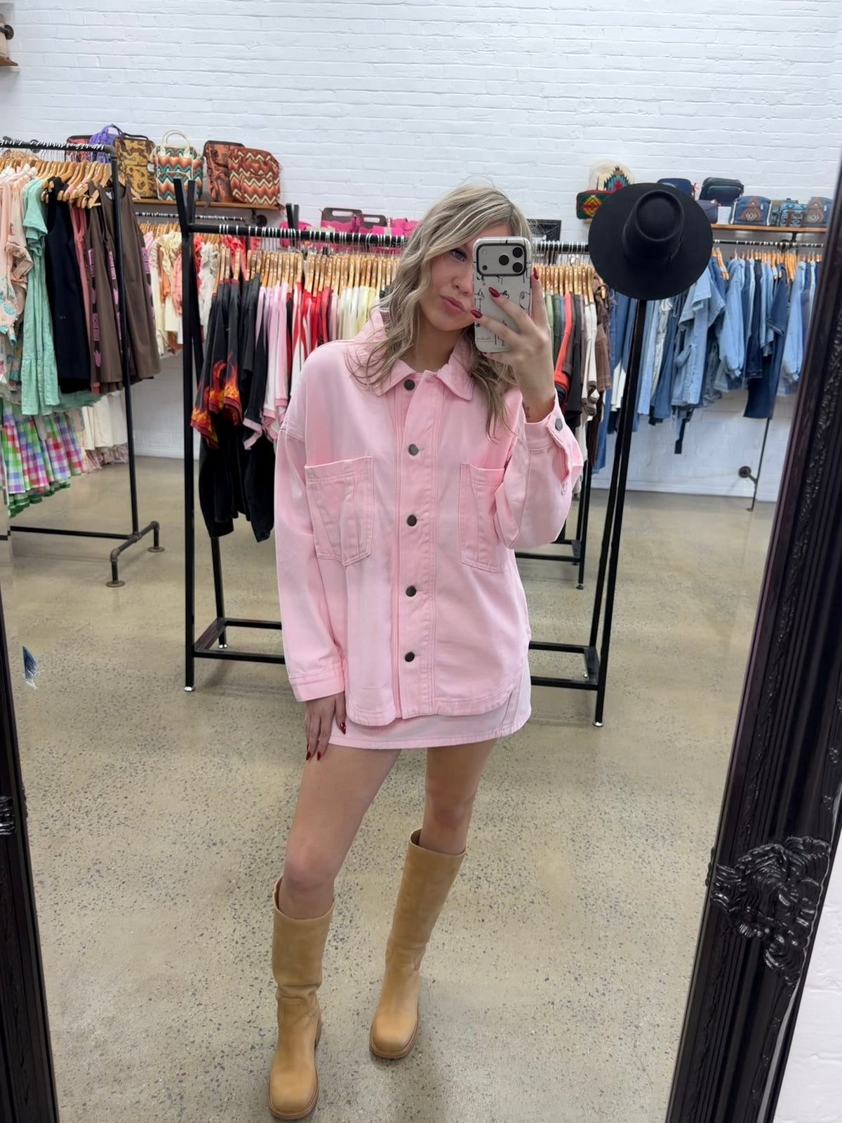 Dale Shacket - Pink