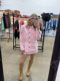 Dale Shacket - Pink