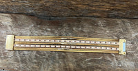 Multi Strand Magnetic Bracelet - Brown