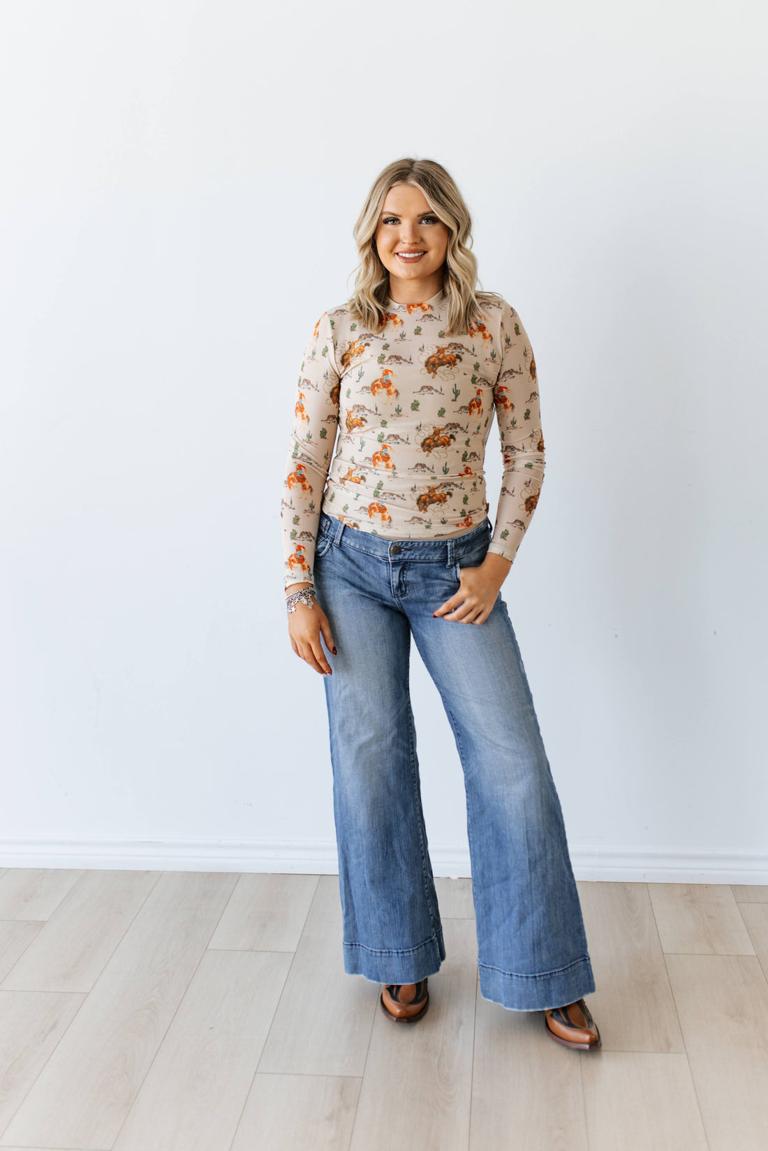 Taylor Top - Bronc Lasso Desert