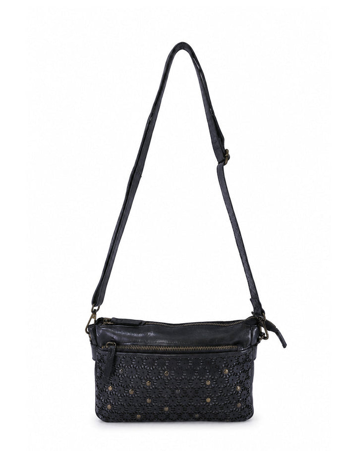 Bowral Laser Cut Crossbody - Black