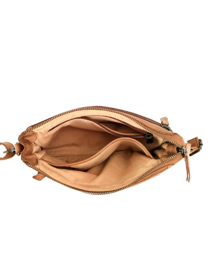 Bowral Laser Cut Crossbody - Tan
