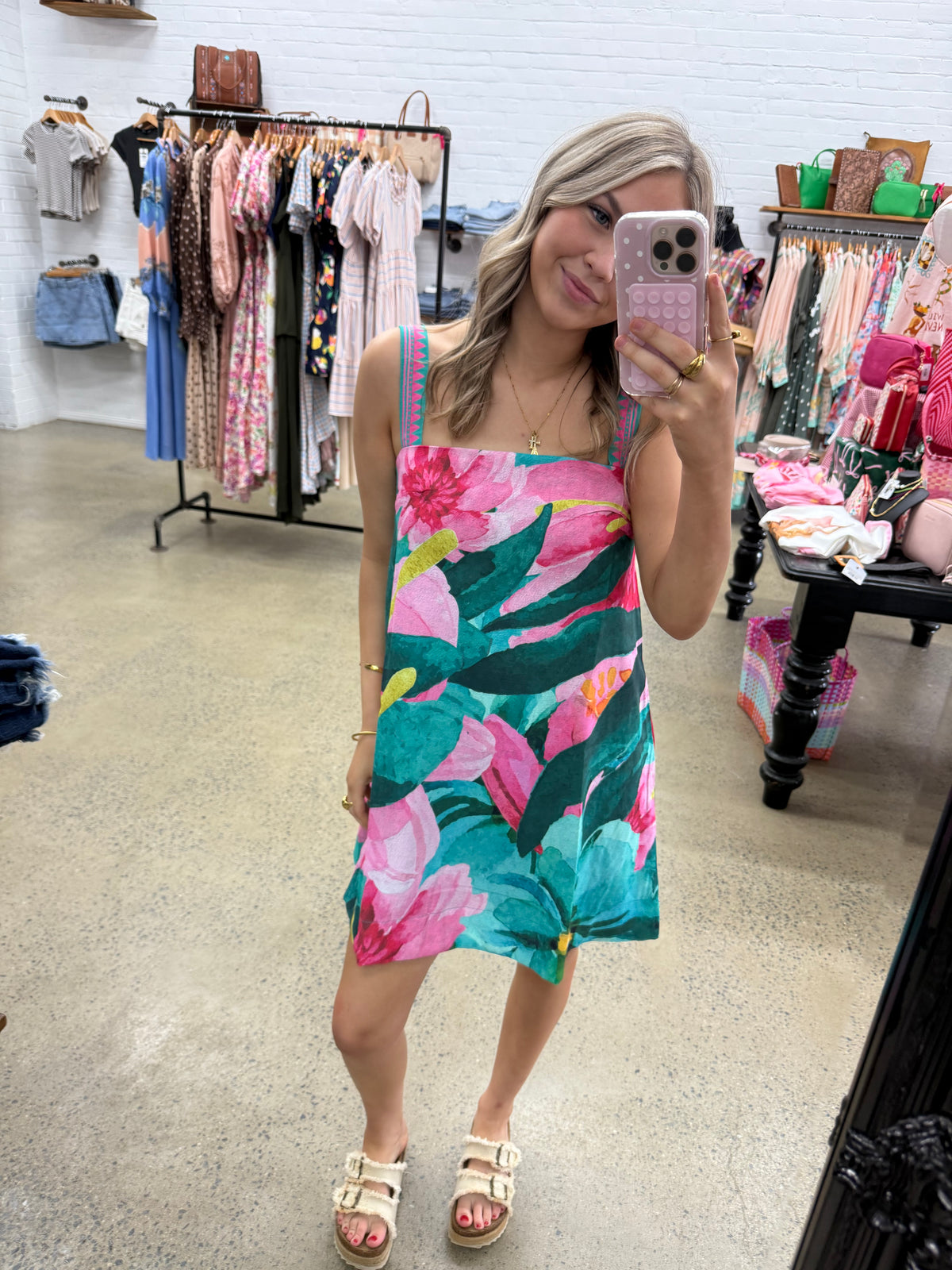 Talula Dress - Tropical Print