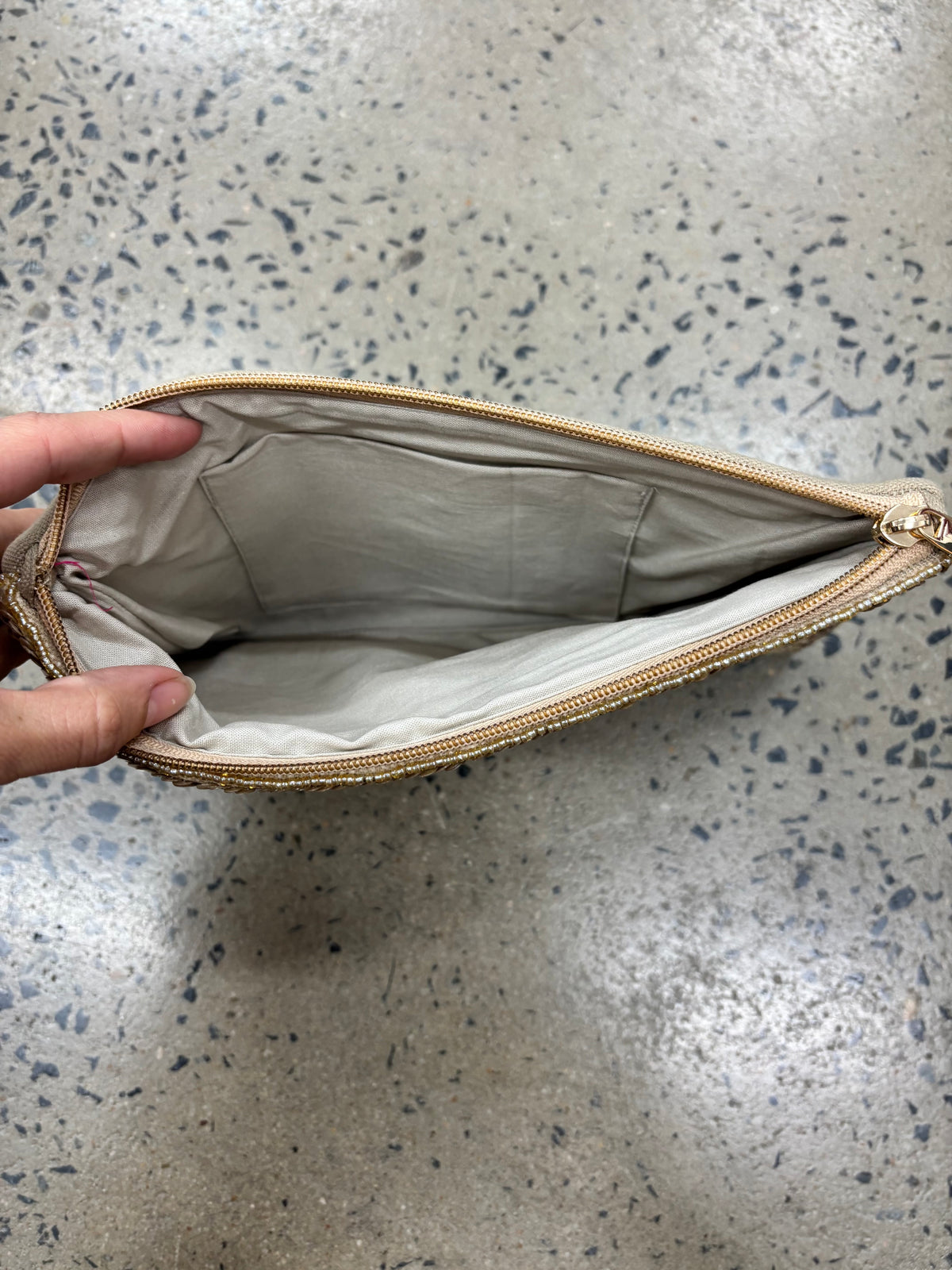 Beaded Clutch - Vibrant Wing