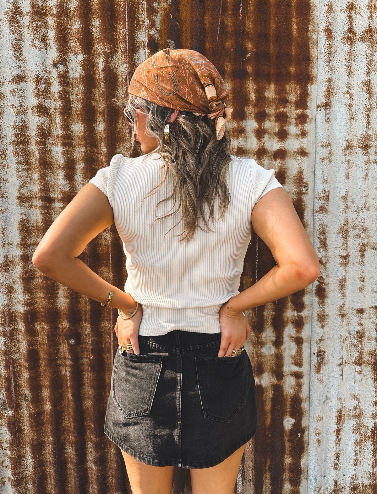 Bailey Knit Top - Bone