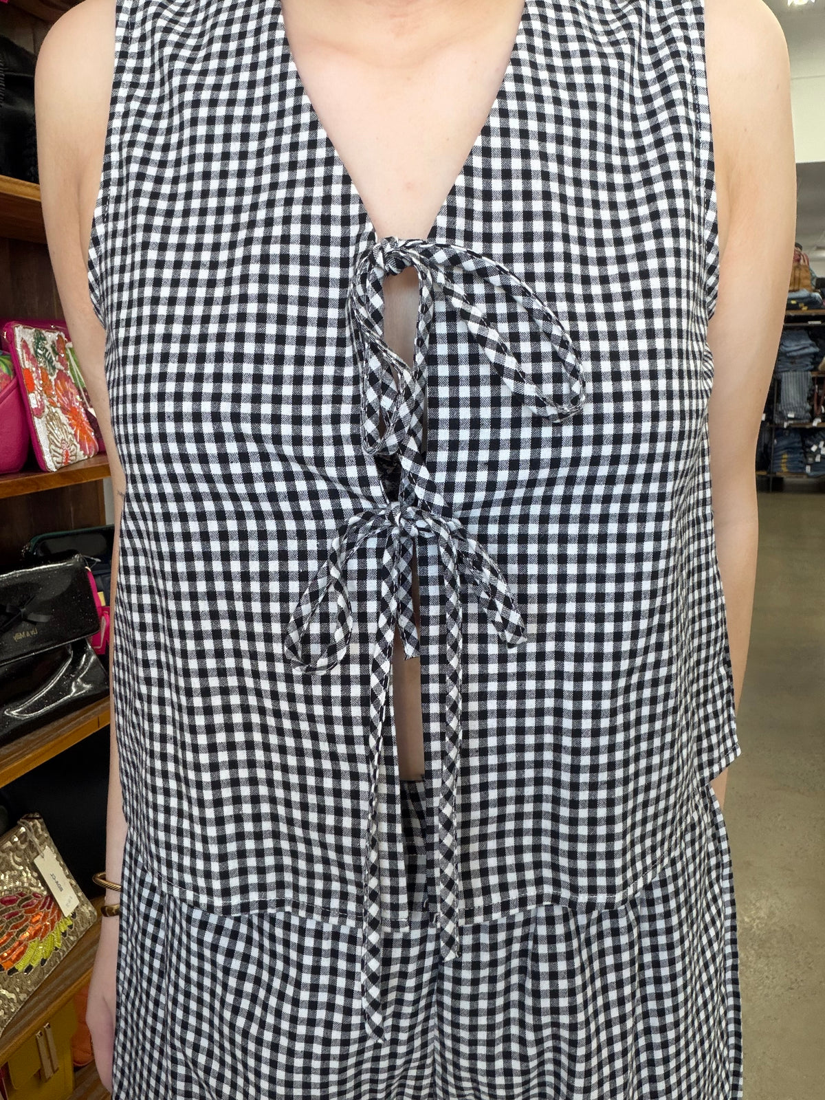 Kloe Set - Black & White Ginghman