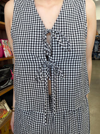 Kloe Set - Black & White Ginghman